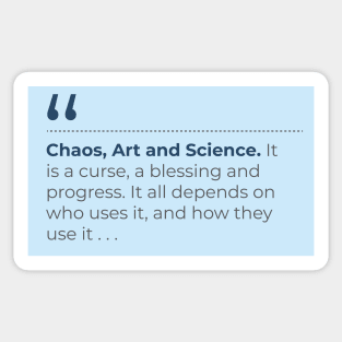 The Witcher on Chaos, Art, and Science . . . Sticker